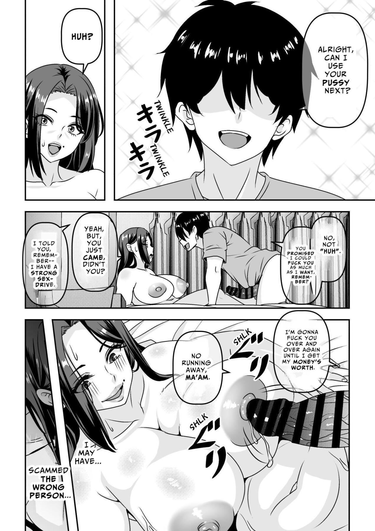 Hentai Manga Comic-Unpopular Prostitute Signs An All-I-Can-Fuck Monthly Subscription Not Knowing I'm A Total Horndog-Read-19